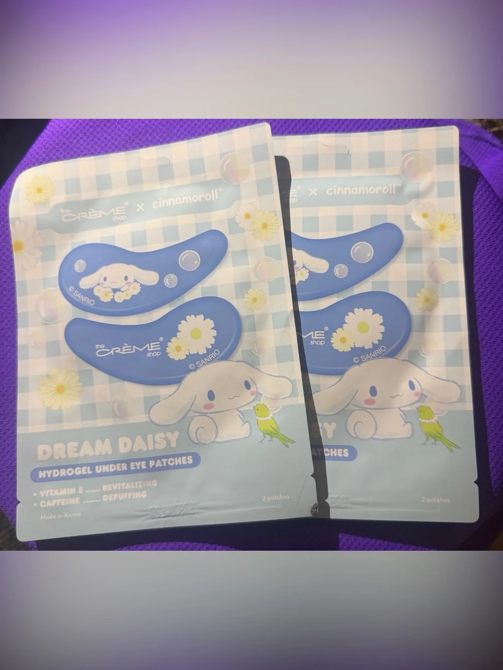 Dream Daisy Blue Hydrogel Under Eye Patches